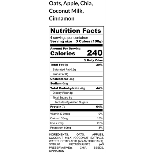 Apple Cinnamon Porridge