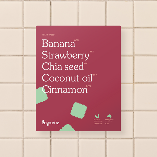 Banana, Strawberry, Chia Seed (4-5 meals)